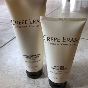 Crepe Erase Refining Facial Scrub/Hydrating Lotion